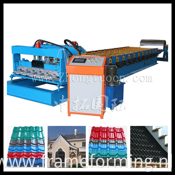 Glazed tile roll forming machine (1)